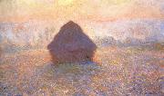 Claude Monet, Grainstack,Sun in the Mist